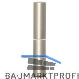 Aufsteckh�lsen 3- DIM, Band � 15 mm, Bandh�he 112 mm, Aluminium vernickelt matt