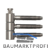 Steckband 3-teilig � 16 mm, H�he 46,7 mm, Edelstahl