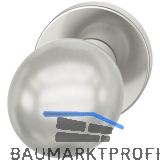 FSB T�rknopf 23 0802 03400 ASL/AGL fest auf Rosette, Aluminium silber eloxiert