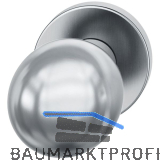 FSB T�rknopf 23 0802 03400 ASL/AGL fest auf Rosette, Edelstahl matt