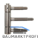 Herkula-Band 3-teilig, mit Aush�ngesicherung, � 22 mm, Stahl vernickelt