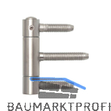 Einbohrband 3-tlg. BAKA C 1-20 WF Stiftsicherung, 20 mm, Edelstahl