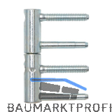 SOLIDO Holz-T�rband 3-DIM, 2-teilig, 20 mm, Stahl verzinkt