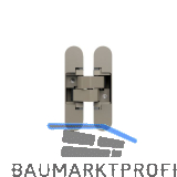 ANSELMI T�rband verdeckt AN 150 3D, Zinkdruckguss vernickelt matt