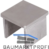 IAM DESIGN Endkappe f�r Nutrohr eckig, 40x40 mm, Edelstahl geschliffen V4A