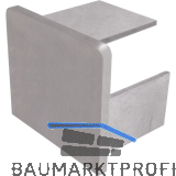 IAM DESIGN Endkappe f�r Kantenschutzprofil, 28x25x20mm,Zamak Edelstahl-Effekt