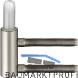 SIMONSWERK T�rband-Rahmenteil Variant V 3400 WF, Band � 15 mm, Edelstahl