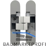 ANSELMI T�rband verdeckt AN 150 3D, Zinkdruckguss verchromt matt