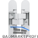 ANSELMI T�rband verdeckt AN 160 3D, Zinkdruckguss wei�