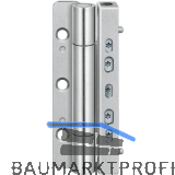 Haust�rband SIKU RB 5020 3D, Stiftsicherung, Edelstahl matt