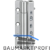 Haust�rband SIKU RB 5010 3D, Stiftsicherung, Edelstahl matt