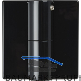 HEWI Aufschraubfederband B9505.75, links, Stahl/Kunststoff schwarz