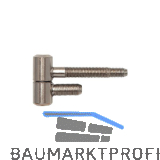 SFS Stahlzargenband 2-tlg. Band 16x41mm,Stahl vernickelt