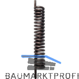 IBFM Ersatzfeder f�r Pendelt�rband, Gr��e 39, 139 mm, Federstahl blank