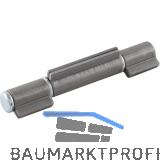Anschwei�band 3-teilig I-Lappen 402, Bandh. 120 mm, � 15 mm, Stahl blank
