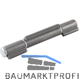 Anschwei�band 3-teilig I-Lappen 402, Bandh. 140 mm, � 16 mm, Stahl blank