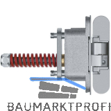 ANSELMI T�rband verdeckt AN 107 3D, Zinkdruckguss verchromt matt