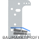 ANSELMI Montageplatte zu T�rb�nder verdeckt AN, Stahl verzinkt