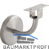 IAM DESIGN Handlauftr�ger f�r LED Beleuchtung, rund, Edelstahl