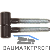 SFS Einbohrband f�r Futtert�ren, 16 mm, Stahl schwarz beschichtet