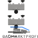 SFS Bohrh�lzer f�r Stahlzargenband 3- teilig Anuba, 18 / 22 mm