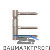 SIMONSWERK Einbohrband steigend V 5450, links, 15 mm, Stahl vernickelt