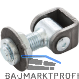 Anschwei�band verstellbar, Typ B, M20, Stahl blank/verzinkt
