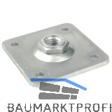 Aufschraubplatte f�r Anschwei�band, M20, Stahl verzinkt