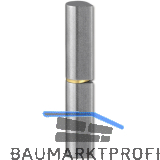 Bandrollen 16 x 120 mm, Bandstift 9 mm, Stahl blank