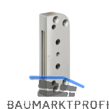 SIMONSWERK Aufnahmeelement V 7601 3D, 92 x 33 mm, Stahl vernickelt