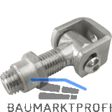 Anschwei�band zweidimensional verstellbar, Stahl blank/verzinkt M 20