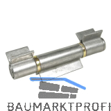 Anschwei�band offen 3-teilig V-Lappen, Bandh. 180 mm, Stift 20 mm, Stahl blank