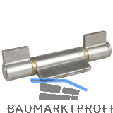 Anschwei�band 3-teilig I-Lappen, Stift 20 mm, Stahl blank
