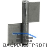 Konstruktionsband 2-teilig 150 x 50 x 4 mm, Stahl blank