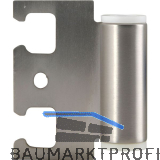 SIMONSWERK T�rband-Rahmenteil V 7800 WF 48,5 mm, Edelstahl