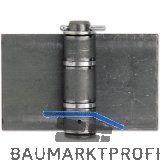 Anschwei�band schwer, 160 x 100 x 5 mm, Stahl blank