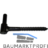 Einschraubkegel 10 mm, Stahl schwarz pulverbeschichtet RAL 9005