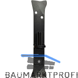 Plattenkegel, Kegeldorn � 20 mm, Schwalbenschwanz, Stahl schwarz geschmiedet