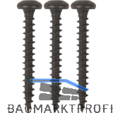 Schraubenset f�r Plattenkegel Kegeldorn � 18 mm, Stahl schwarz verzinkt