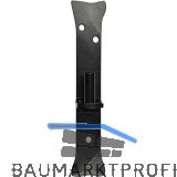 Plattenkegel, Kegeldorn � 18 mm, Schwalbenschwanz, inkl. Schraubenset, schwarz