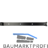 Langb�nder einseitig gerollt, ohne Kegel, 600x45x8mm, inkl. Schraubenset,schwarz