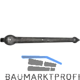 T�rscheinlangband KREMS 2317, 500 mm, Eisen verzinkt, alt geb�rstet