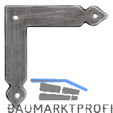 Fensterwinkel Krems, Eisen schwarz verzinkt, alt geb�rstet*