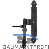 Fenstermittelband Kufstein, Eisen schwarz verzinkt, alt geb�rstet*