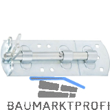Querriegel gerade mit Schlaufe,abschlie�bar,180 x 60mm,verzinkt