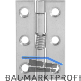 Federscharnier 50 x 30 x 1,2 mm, Edelstahl