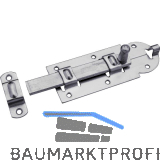 Querriegel gerade mit Schlaufe, Platte 80 x 25 mm, verzinkt