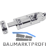Querriegel gerade mit Rollen, Platte 160 x 67 mm, Stahl verzinkt