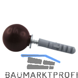 IBFM T�rpuffer - Kugelform Kunststoff braun