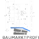 BKS Fluchtt�rschloss 1827,Fallenfest. 2-flg. Funkt. E/EN179/1125, DM35,Edelstahl